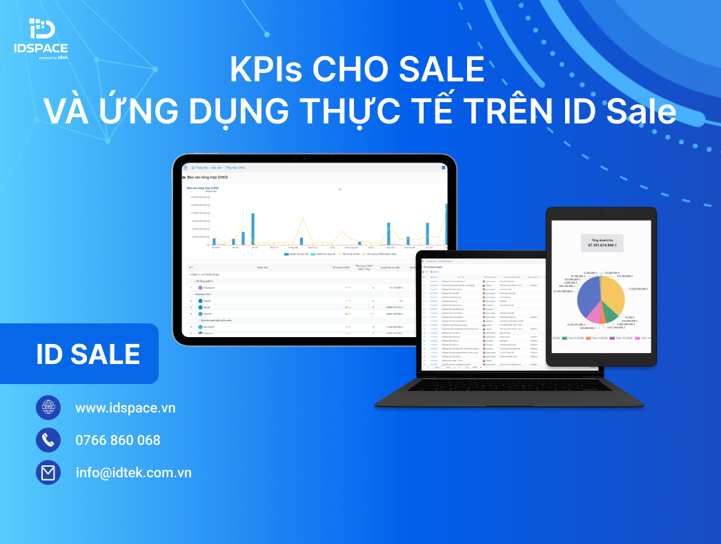 KPIs BÁN HÀNG VÀ ỨNG DỤNG THỰC TẾ TRÊN ID Sale?